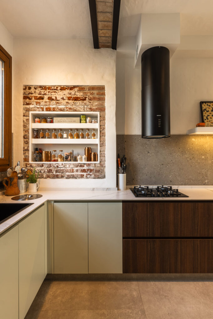 Cocina Casa Olivos con acabado Riga Patrese de Cleaf.